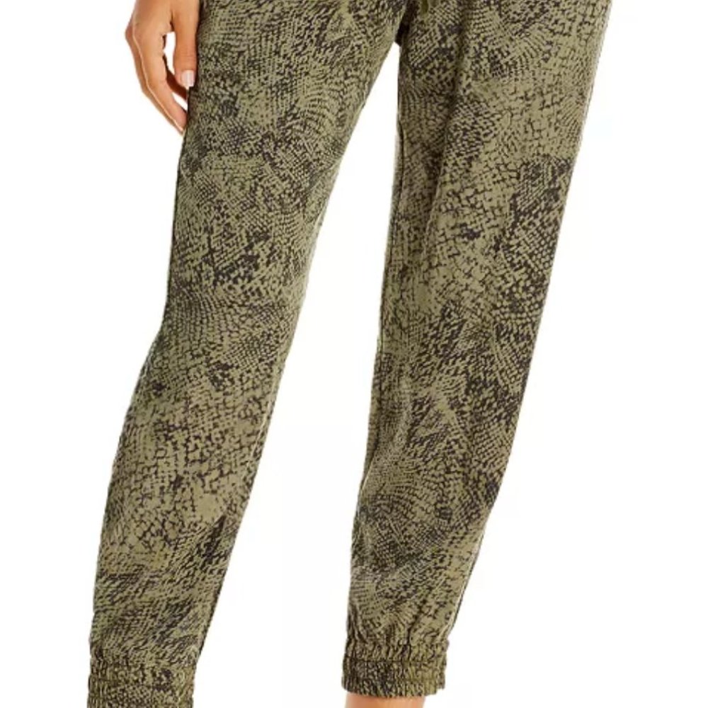 Bella Dahl print snakeskin joggers